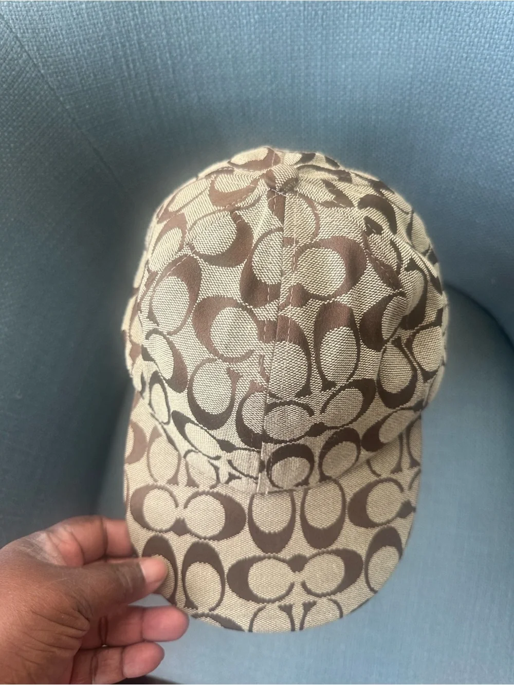 Coach Signature Jacquard Baseball Hat